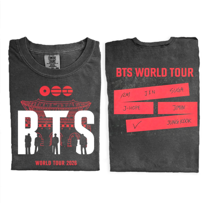 Kpop Boy Group World Tour 2026 T-shirt