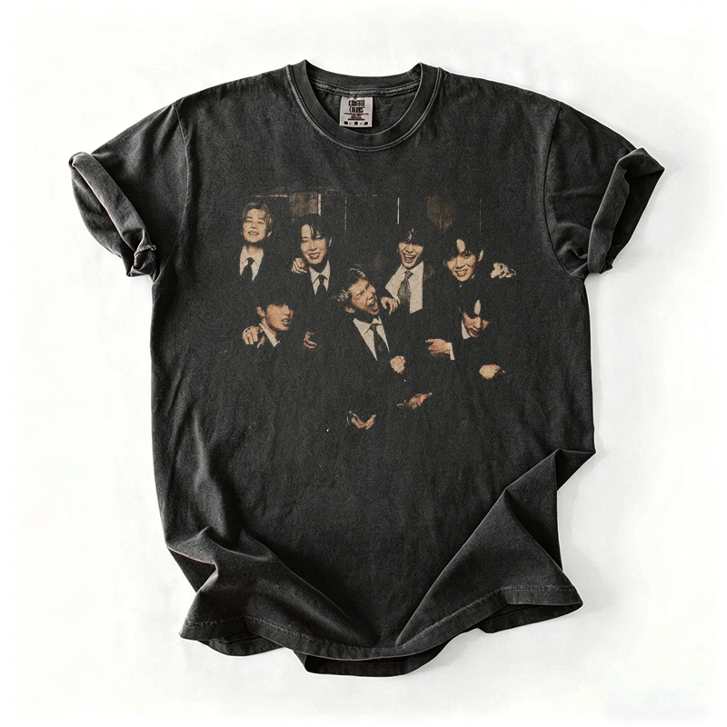 Kpop Boy Group Vintage T-shirt