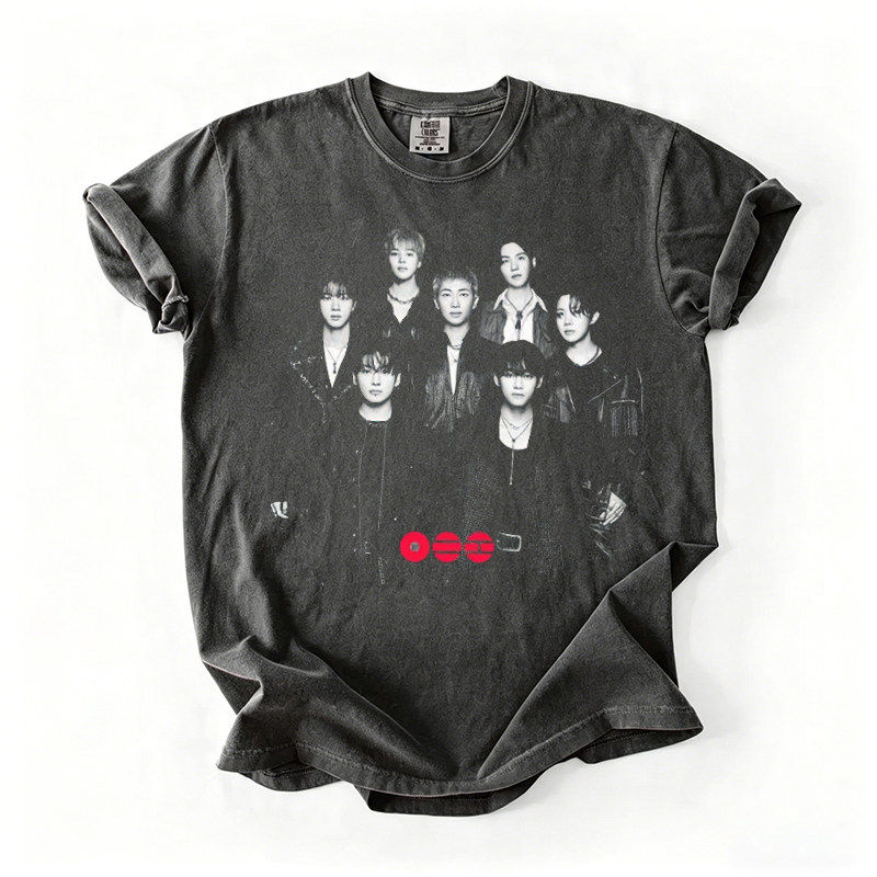 Kpop Boy Group Vintage Graphic T-shirt