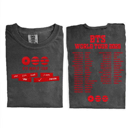 Kpop Boy Group World Tour 2026 T-shirt