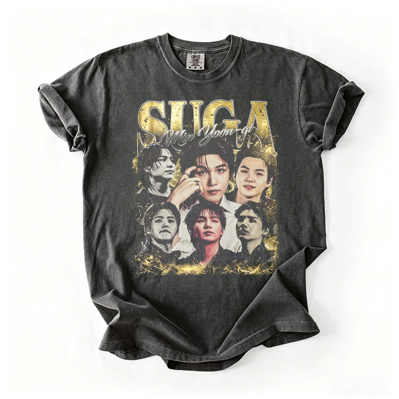 Kpop Boy Group Vintage Graphic T-shirt