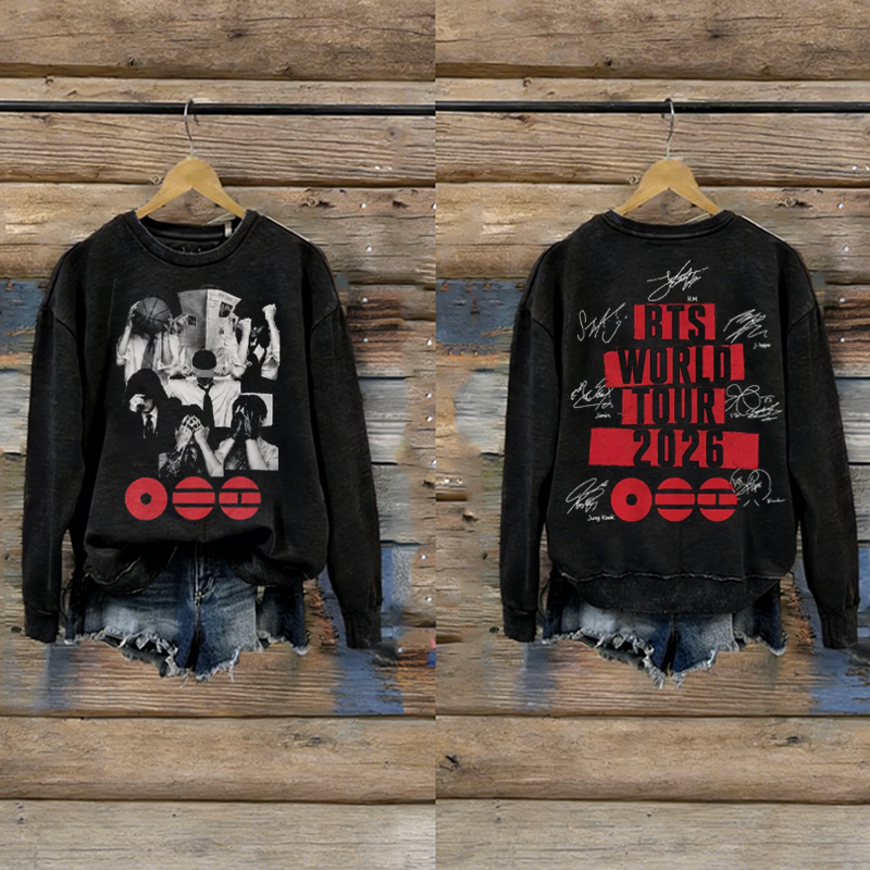 Kpop Boy Group World Tour 2026 Sweatshirt
