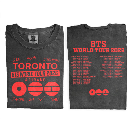 Kpop Boy Group World Tour 2026 T-shirt