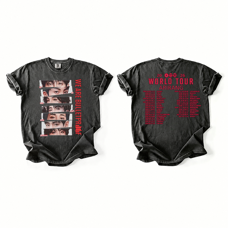 Kpop Boy Group World Tour 2026 T-shirt