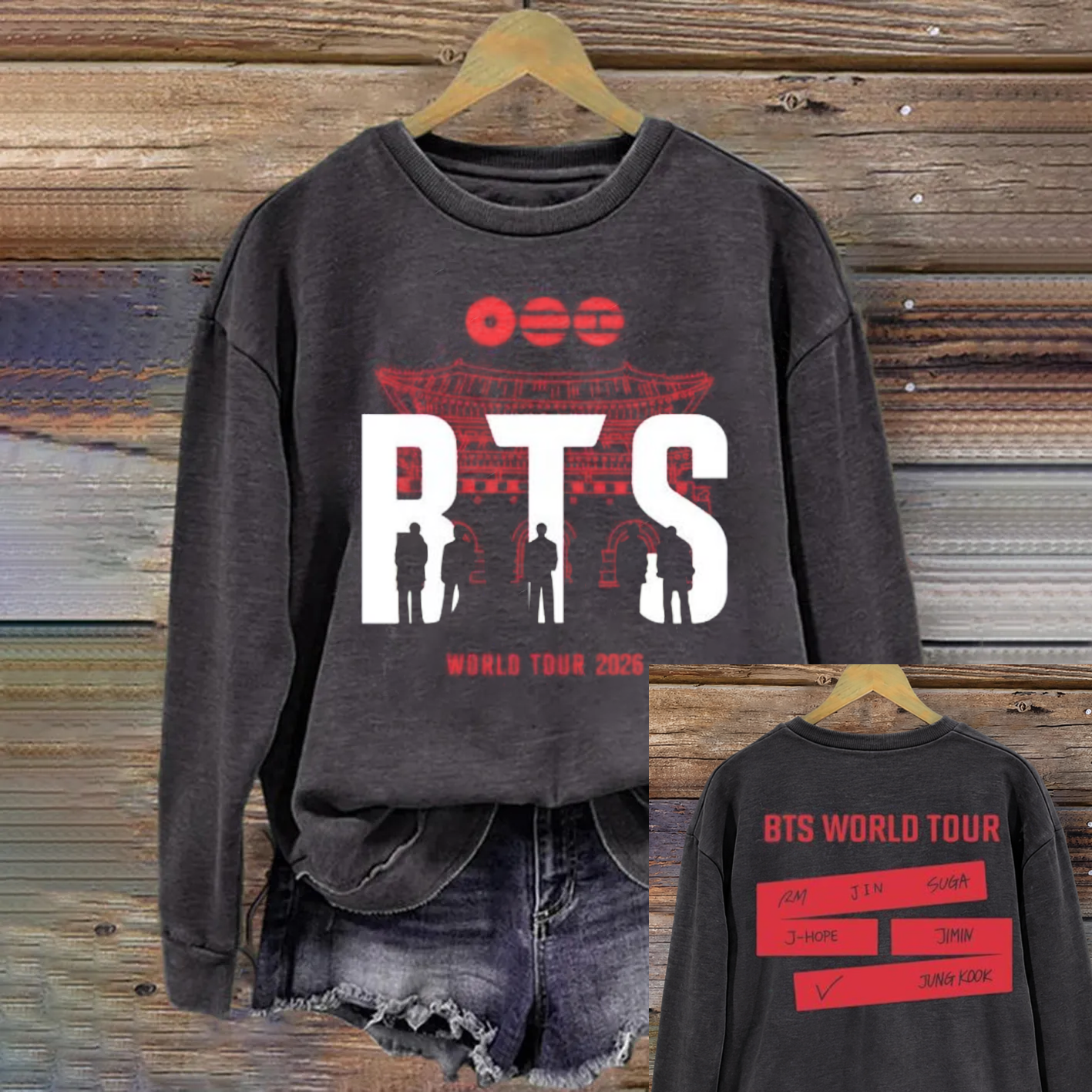 Kpop Boy Group World Tour 2026 Sweatshirt