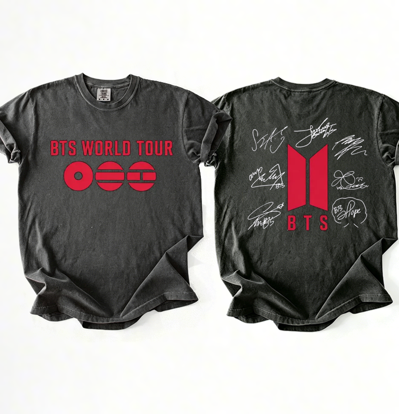 Kpop Boy Group World Tour 2026 T-shirt