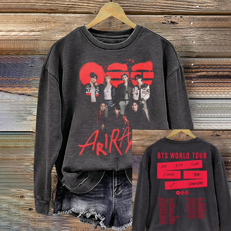 Kpop Boy Group World Tour 2026 Sweatshirt