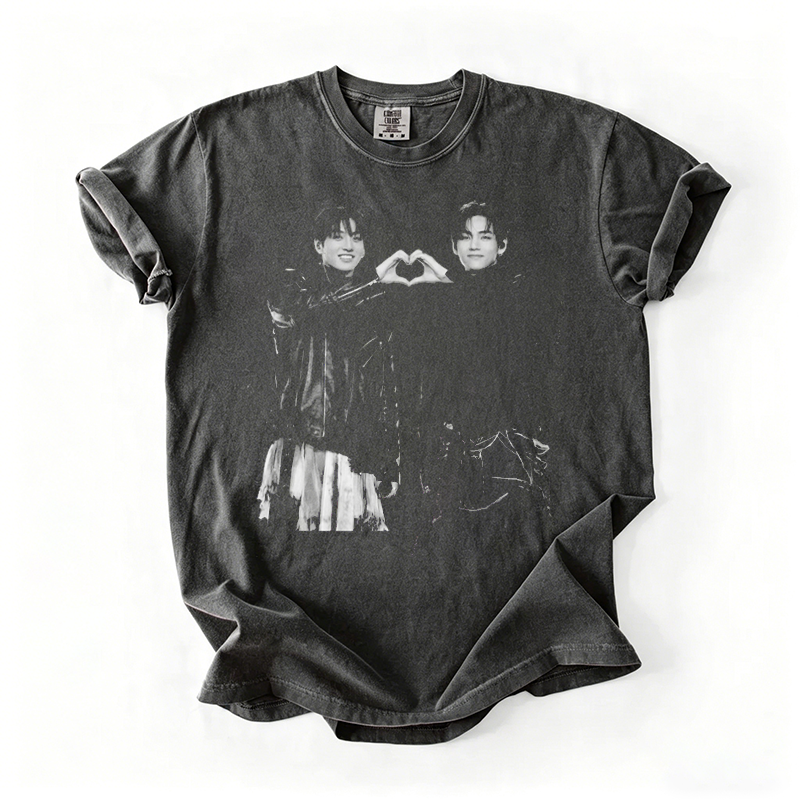 Kpop Boy Group Vintage Retro Graphic T-shirt