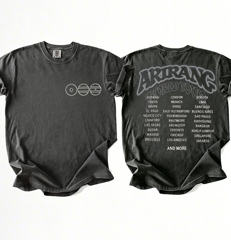 Kpop Boy Group World Tour 2026 T-shirt