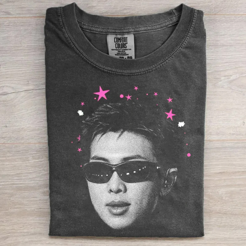 Kpop Boy Group Vintage Retro Graphic T-shirt