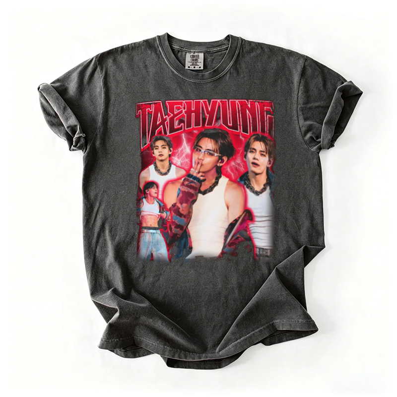 Kpop Boy Group Vintage Retro Graphic T-shirt