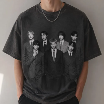 Kpop Boy Group World Tour 2026 Graphic T-shirt