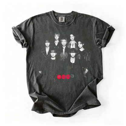 Kpop Boy Group Vintage Graphic T-shirt