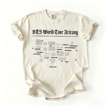 Kpop Boy Group World Tour 2026 Graphic T-shirt