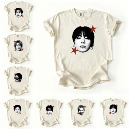 Custom Kpop Boy Group World Tour 2026 T-shirt