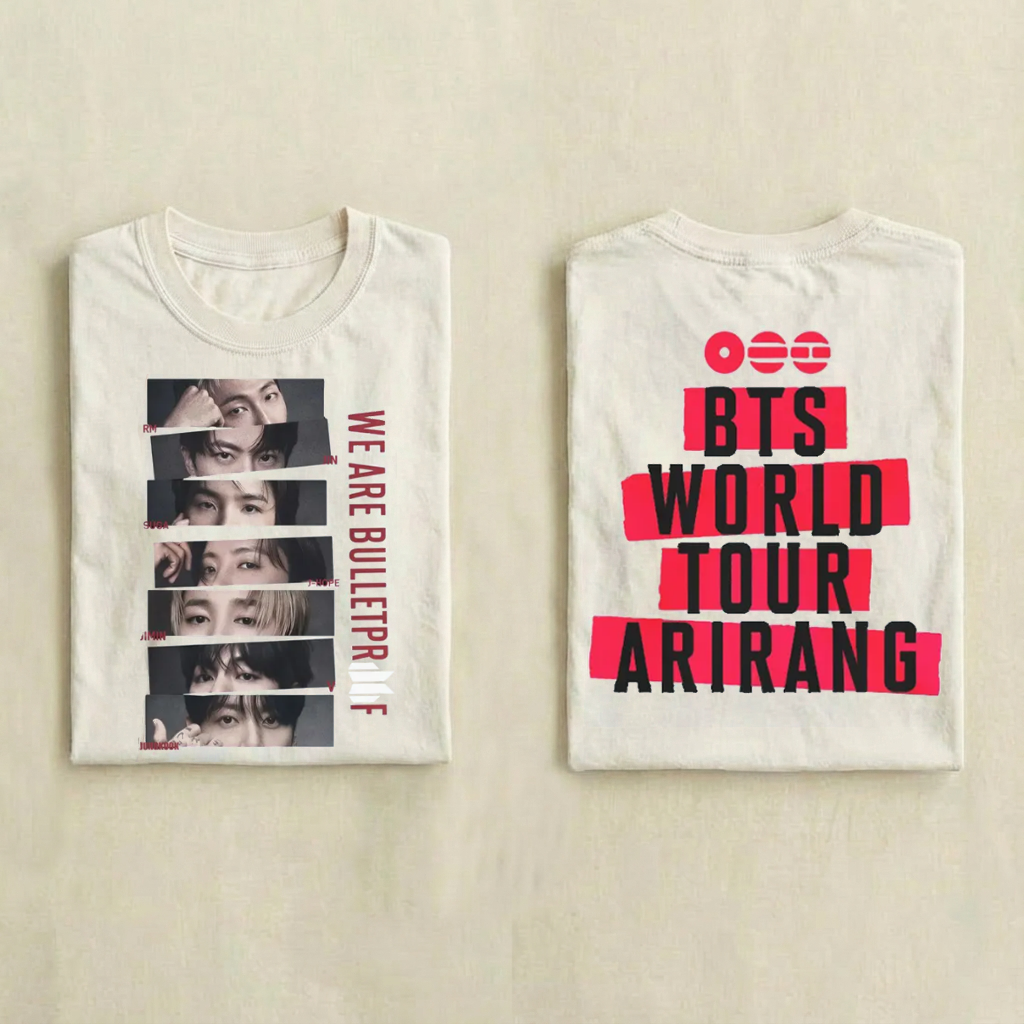 Kpop Boy Group World Tour 2026 T-shirt