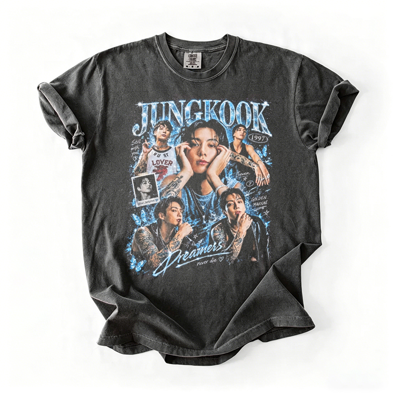 Kpop Boy Group Vintage Retro Graphic T-shirt