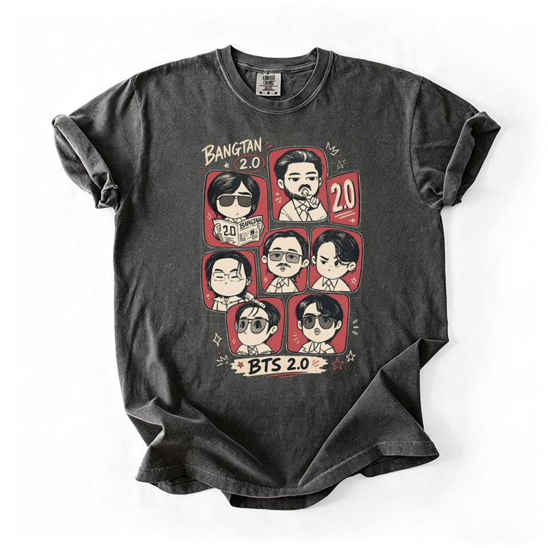Kpop Boy Group 2.0 Cute Graphic T-shirt