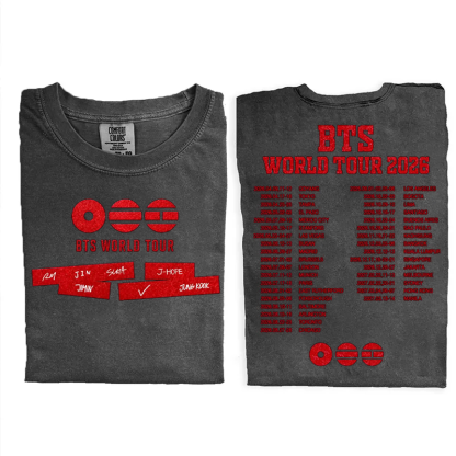 [Copy]Kpop Boy Group World Tour 2026 T-shirt
