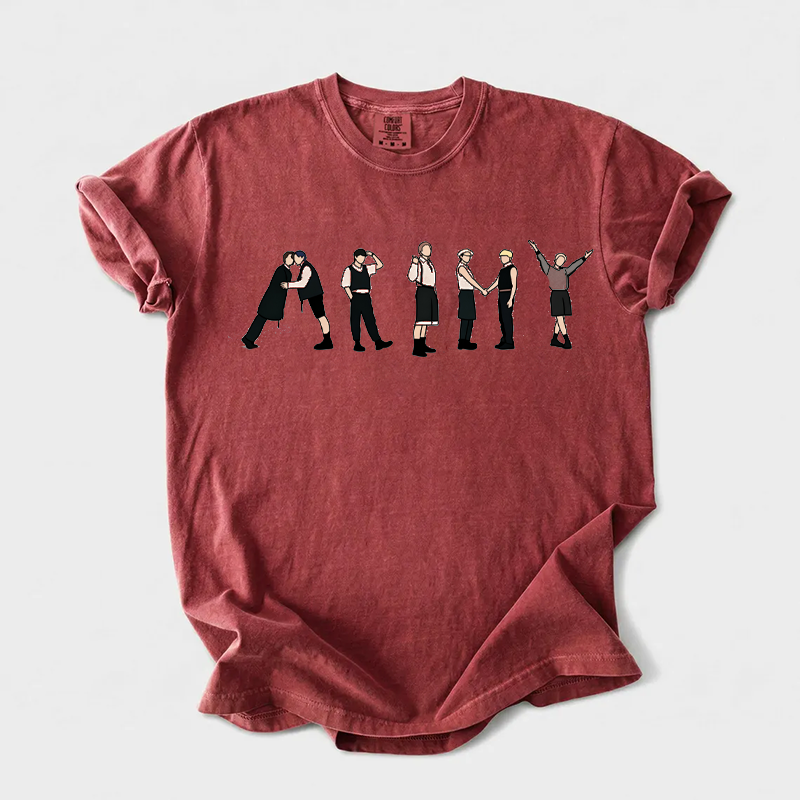 Kpop Boy Group Vintage Retro Graphic T-shirt