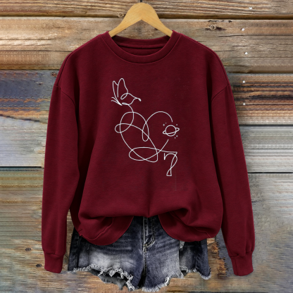Kpop Boy Group Vintage Fan Graphic Sweatshirt