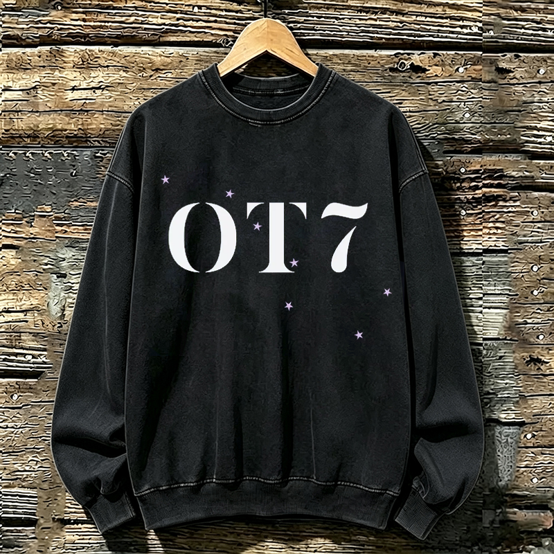 Kpop Boy Group Vintage Fan Graphic Sweatshirt
