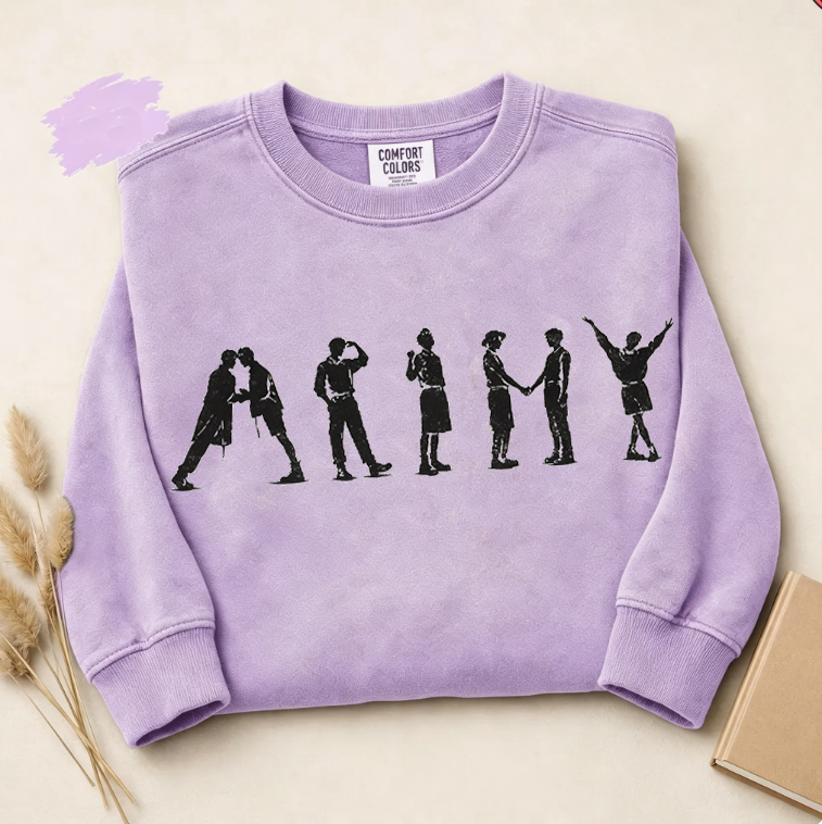 Kpop Boy Group Vintage Fan Gift Sweatshirt