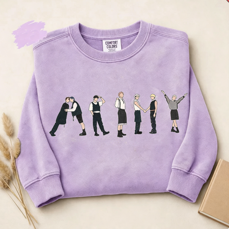 Kpop Boy Group Vintage Fan Gift Sweatshirt