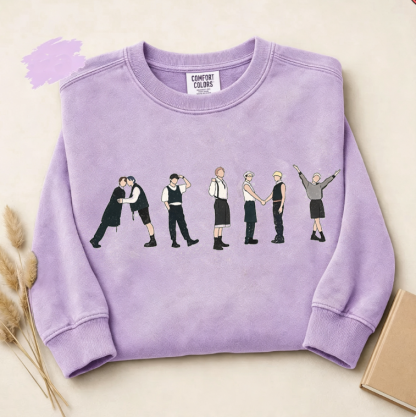 Kpop Boy Group Vintage Fan Gift Sweatshirt