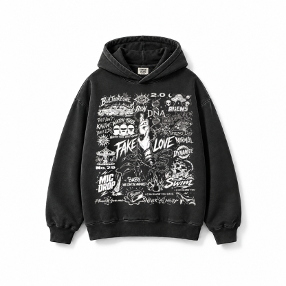 Kpop Boy Group Vintage Fan Gift Hoodie