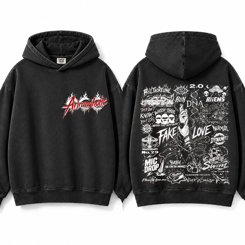 Kpop Boy Group Vintage Fan Gift Hoodie