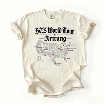Kpop Boy Group World Tour 2026 Graphic T-shirt