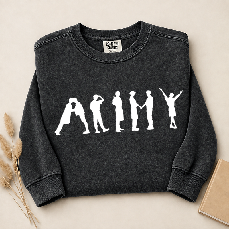 Kpop Boy Group Vintage Retro Sweatshirt
