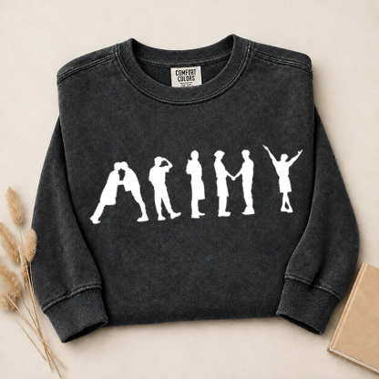 Kpop Boy Group Vintage Retro Sweatshirt