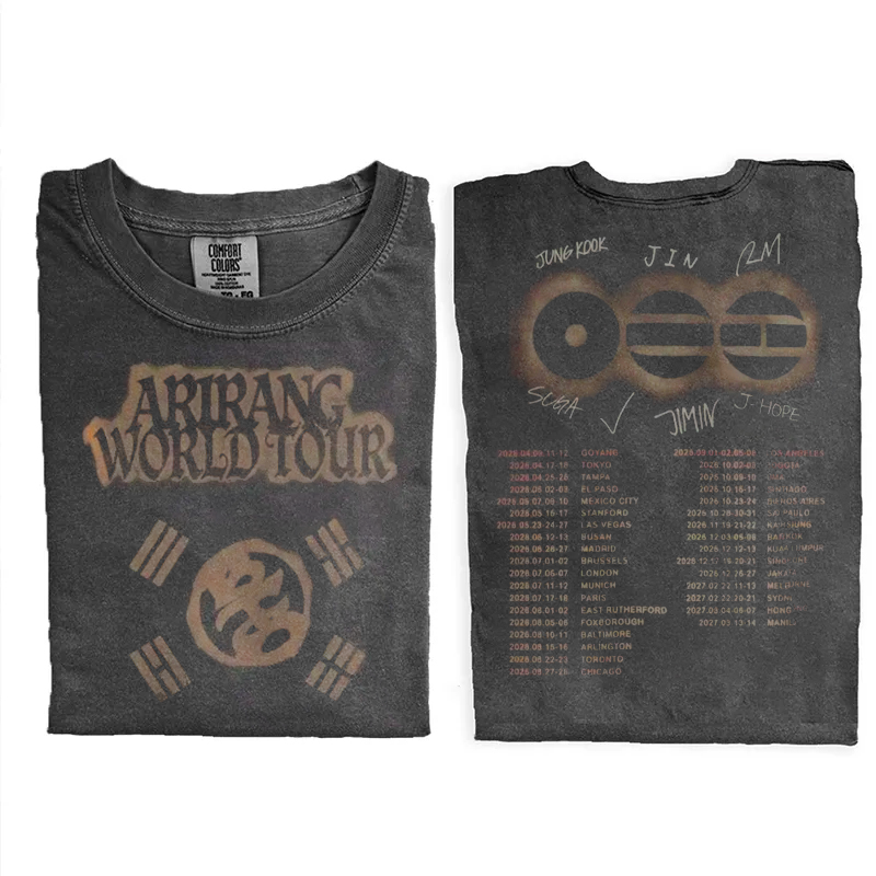 Kpop Boy Group Vintage Retro Graphic T-shirt