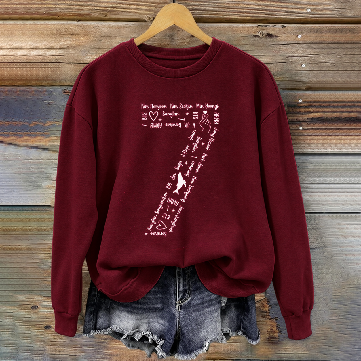 Kpop Boy Group Vintage Retro Sweatshirt