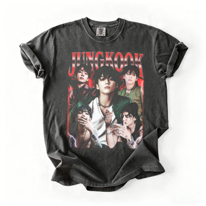 Kpop Boy Group Vintage Retro Graphic T-shirt