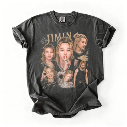 Kpop Boy Group Vintage Retro Graphic T-shirt