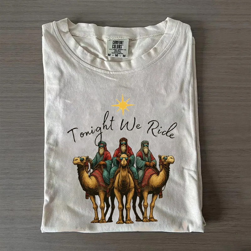 Comfort Colors Tonight We Ride Christmas T-shirt