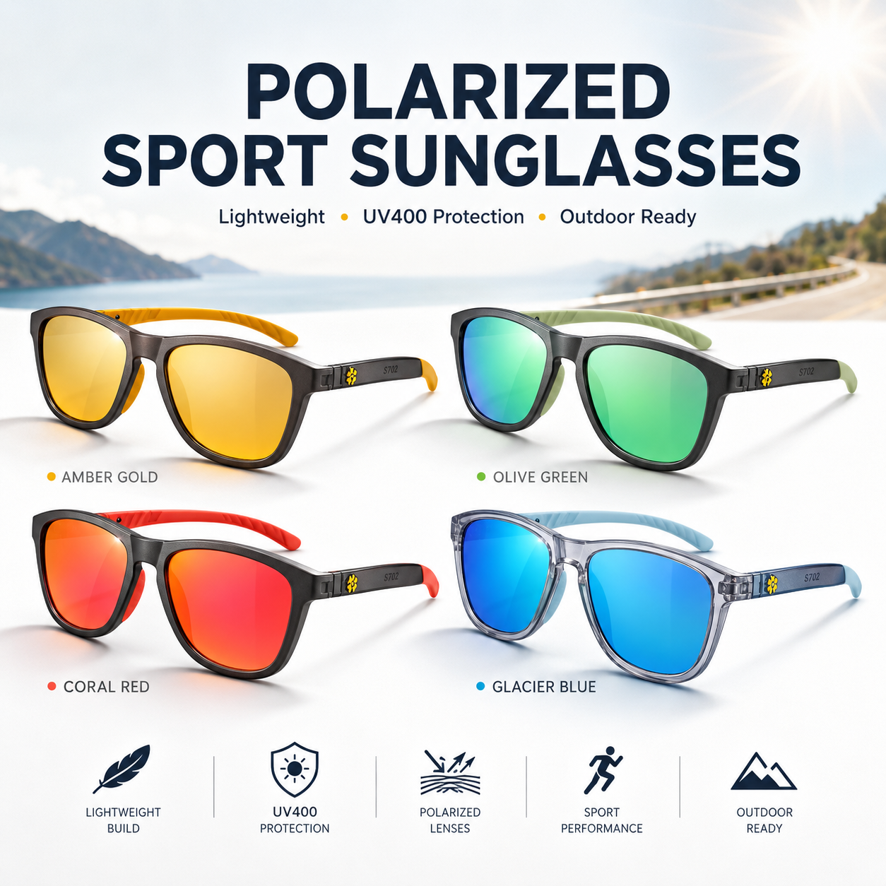 PureRead Life Polarized Sunglasses | Sleek Modern Style & Pro-Grade UV400 Protection