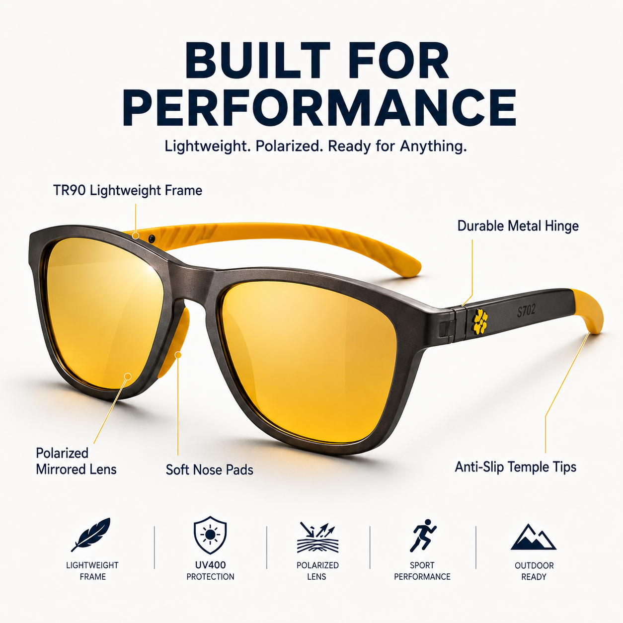 PureRead Life Polarized Sunglasses | Sleek Modern Style & Pro-Grade UV400 Protection