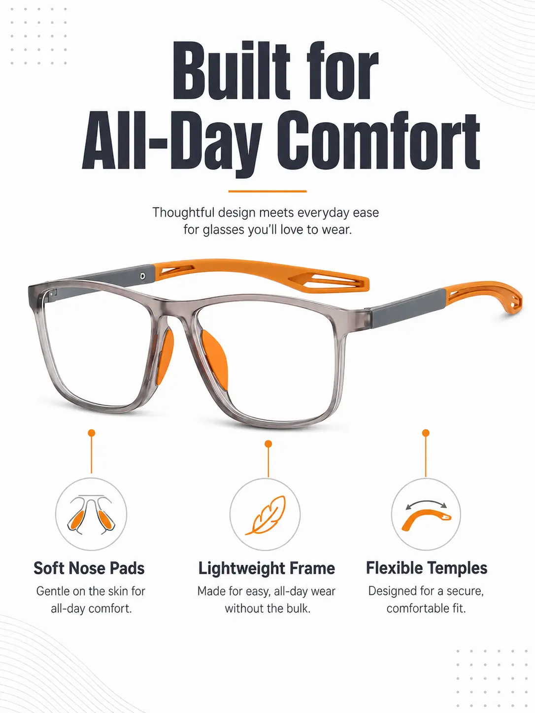 【✨️Self-Adjusting Reading Glasses - Intelligent Auto-Focus (-7.00 to +7.00) | Blue Light Blocking & Anti-Fog Lenses