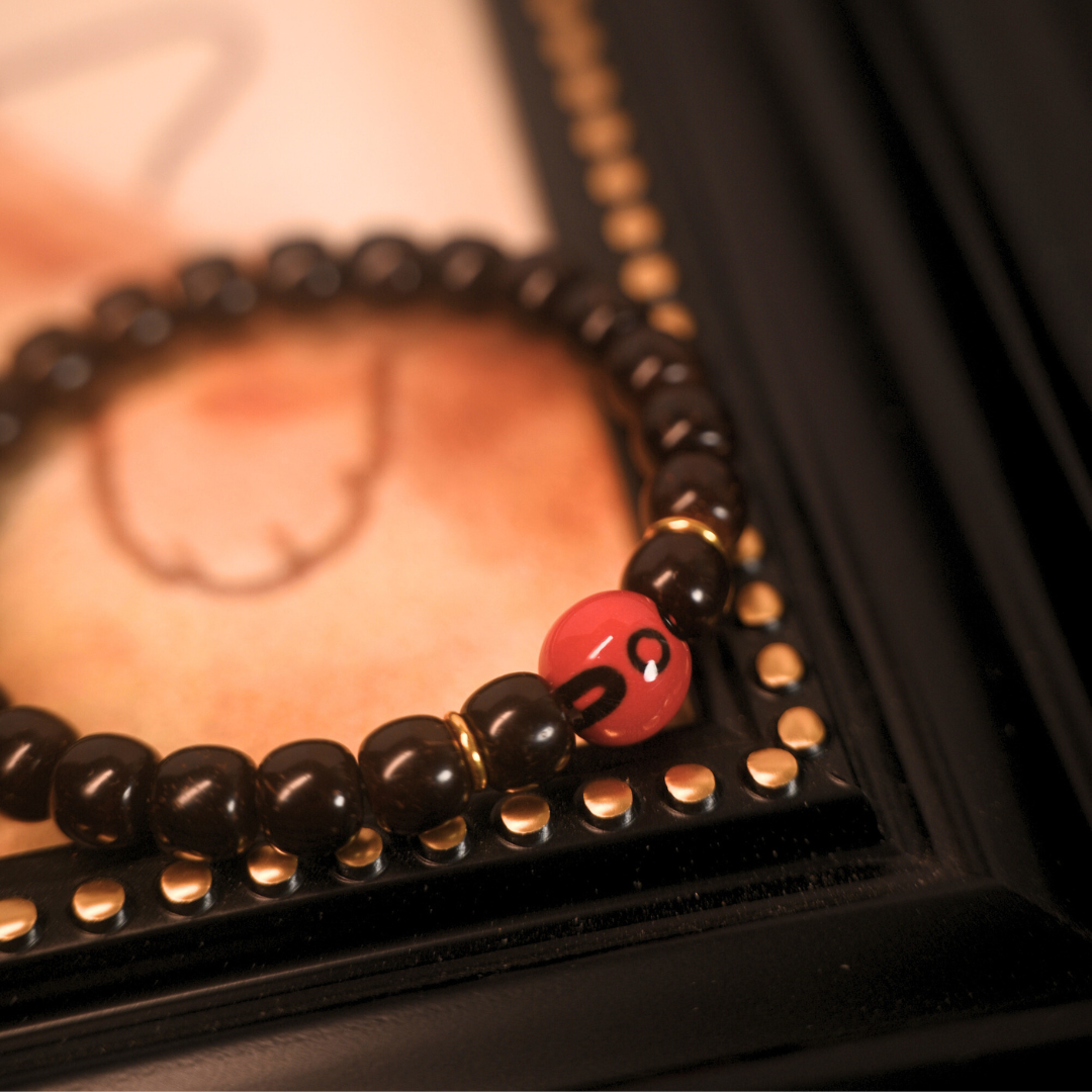 Cherish Ball Bracelet – Handmade Ceramic + Natural Coconut Shell