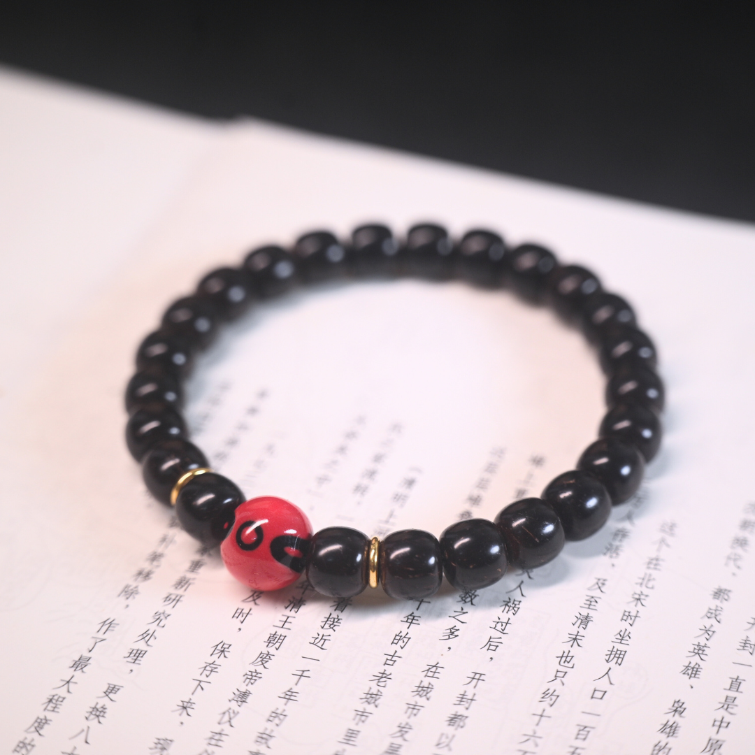 Cherish Ball Bracelet – Handmade Ceramic + Natural Coconut Shell