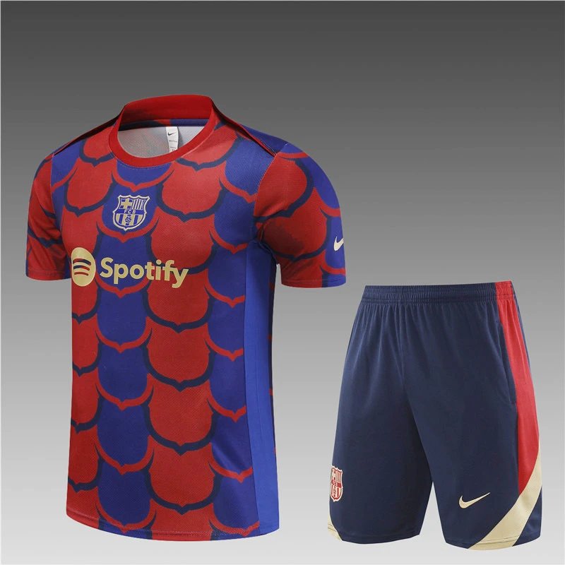 High quality jersey short sleeved kit for Barcelona
