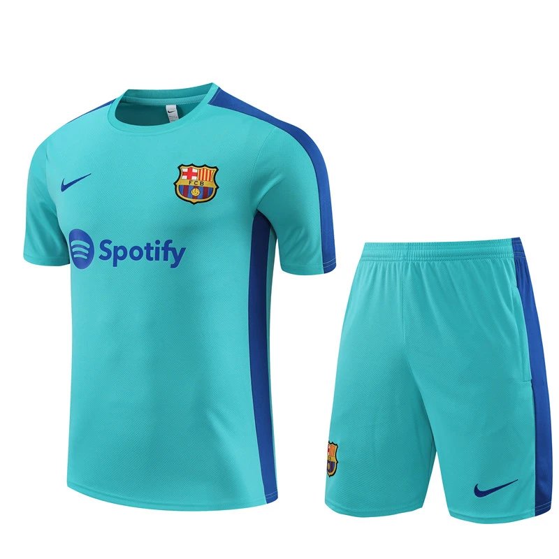 High quality jersey short sleeved kit for Barcelona