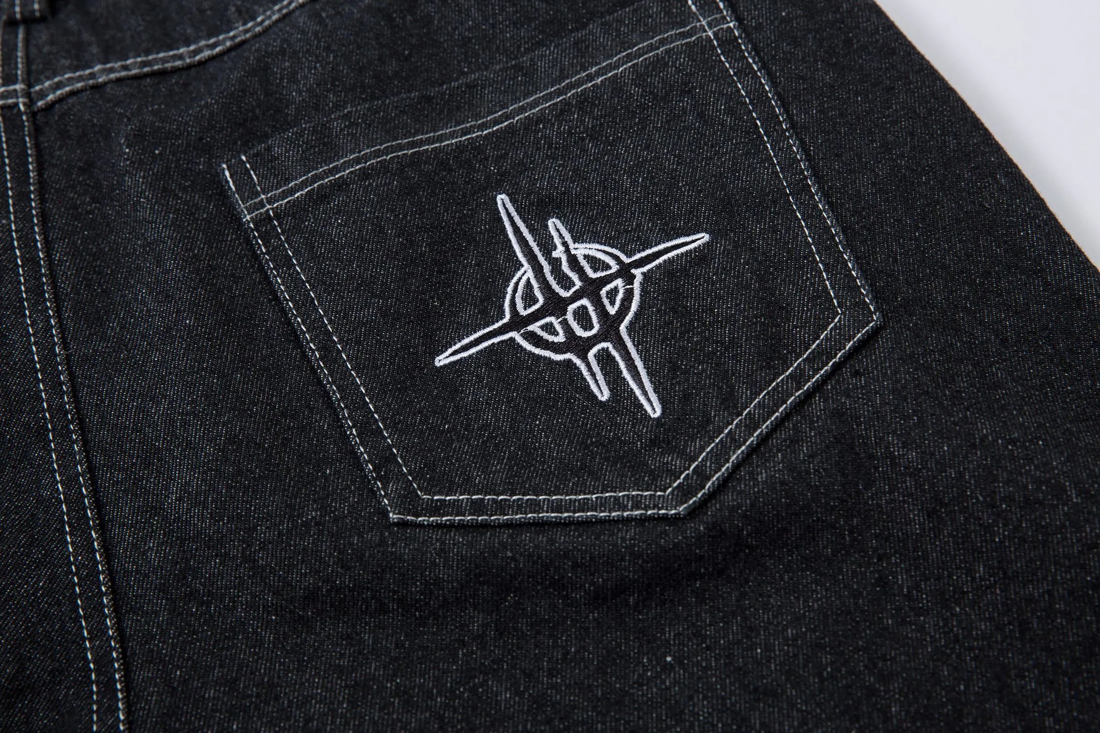 High quality straight leg wide leg jeans