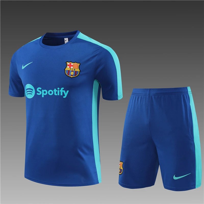 High quality jersey short sleeved kit for Barcelona