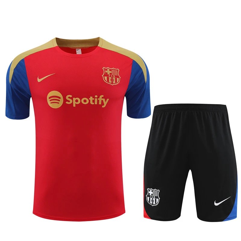 High quality jersey short sleeved kit for Barcelona