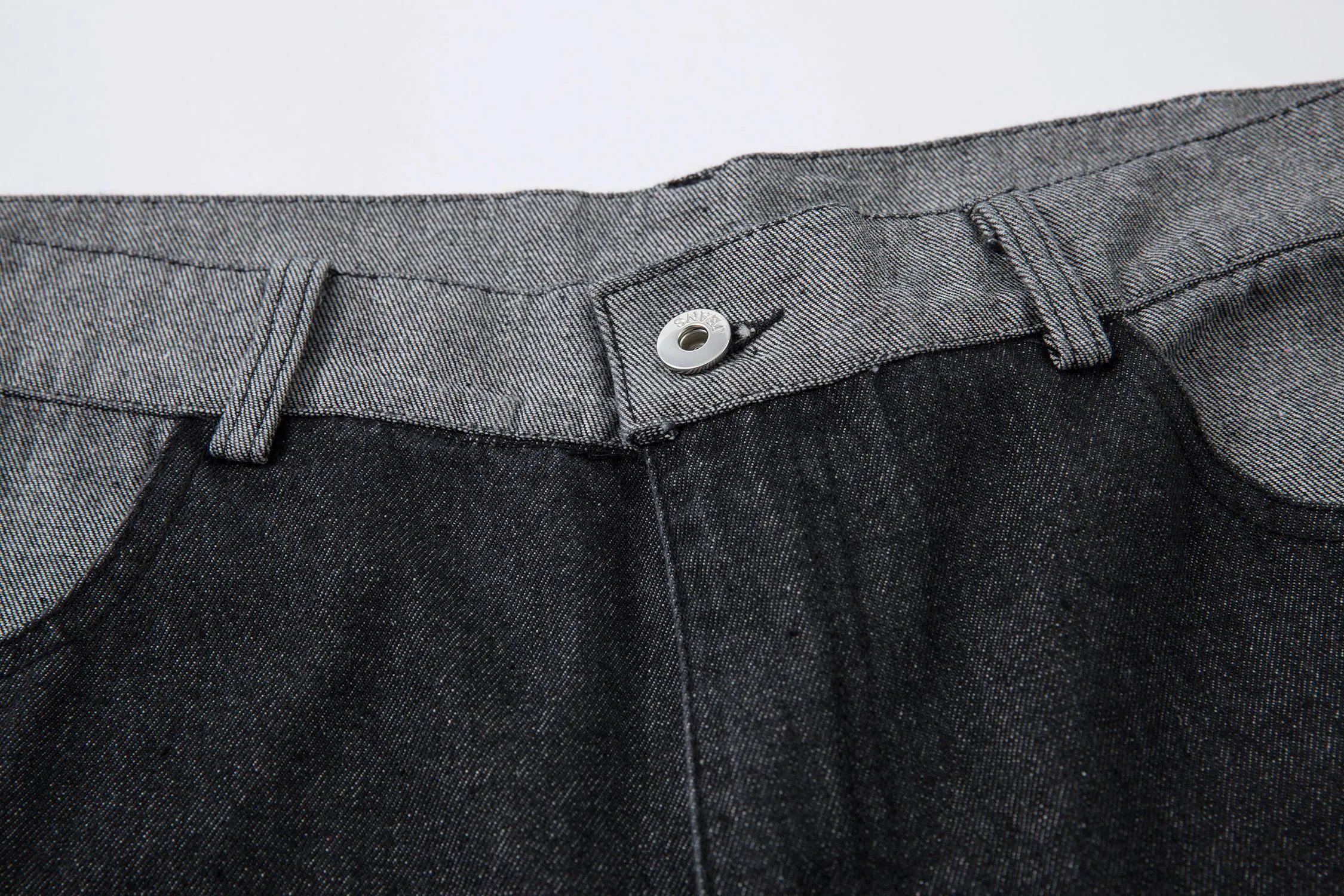 High quality straight leg wide leg jeans